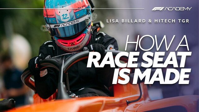WATCH How a race seat is made with Lisa Billard and Hitech TGR